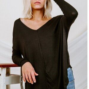 Free People Moonshine oversized long sleeve tunic